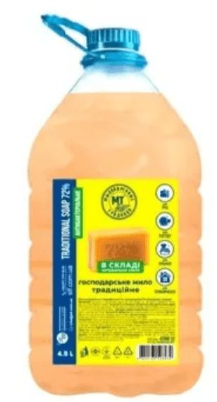Мыло жидкое хоз."Traditional soap" 72% 4500мл