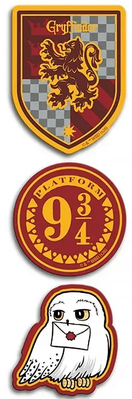 Бейдж "Kite" №HP26-3012 Harry Potter на липучке, 3шт