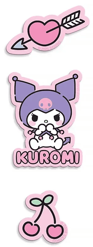 Бейдж "Kite" №HK26-3012-1 Kuromi на липучке, 3шт