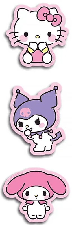 Бейдж "Kite" №HK26-3012-2 Hello Kitty на липучке, 3шт