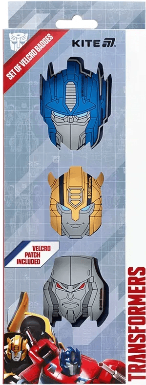Бейдж "Kite" №TF25-3012 Transformers на липучке, 3шт