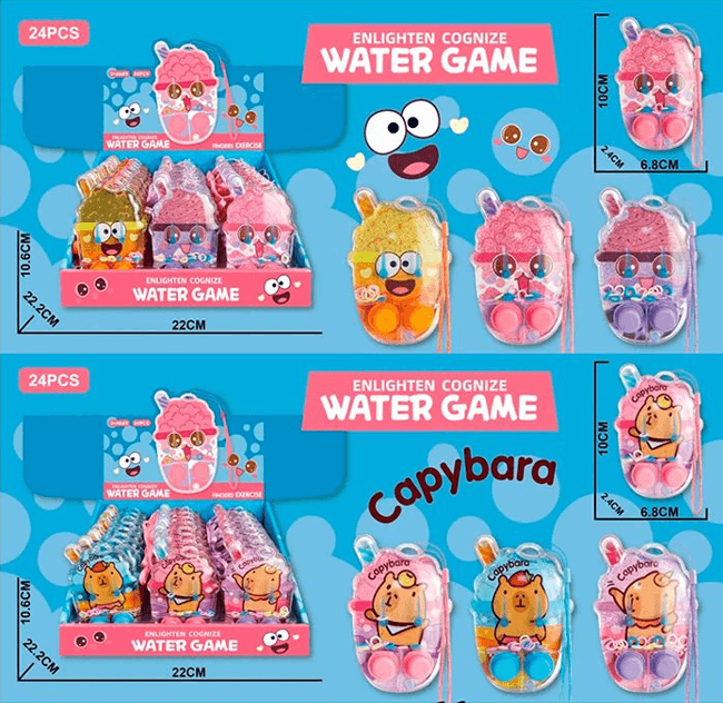 Гра водяна 10х7х2,5см,в дисплеї 22,5х11х22,5см №2691-269E3-24(24)(144)