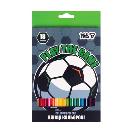 Карандаши цветн. 18 цветн. "Yes" №290788 Football