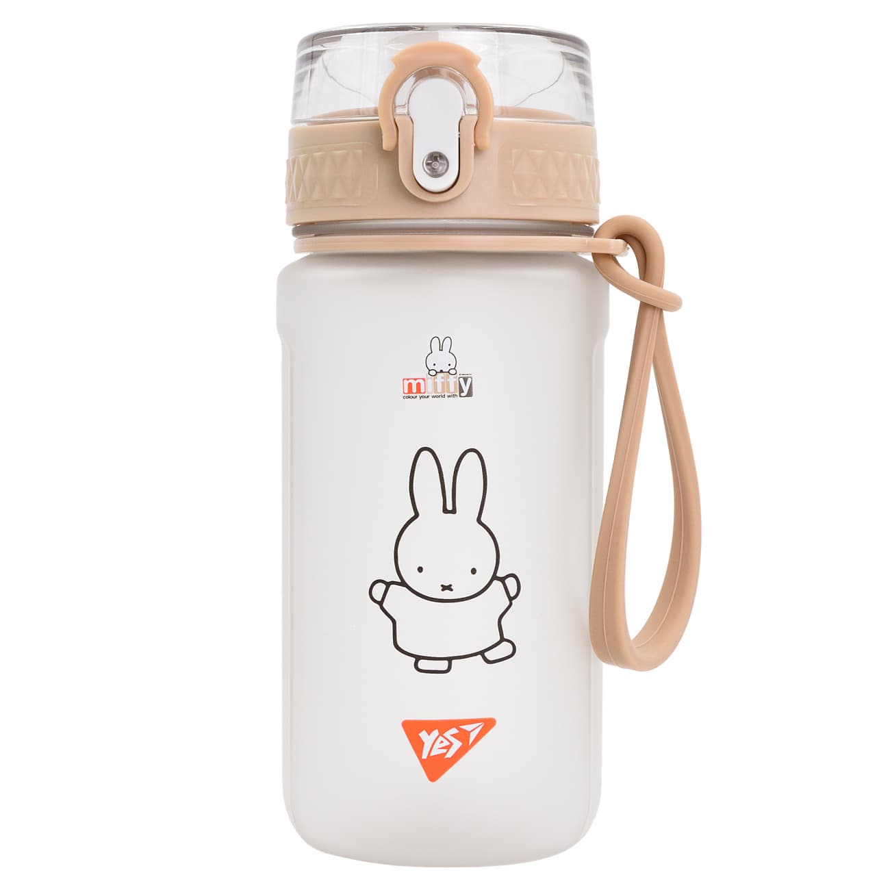 Бутылка для воды пласт. "Yes" Miffy 500мл софт тач №708322(25)