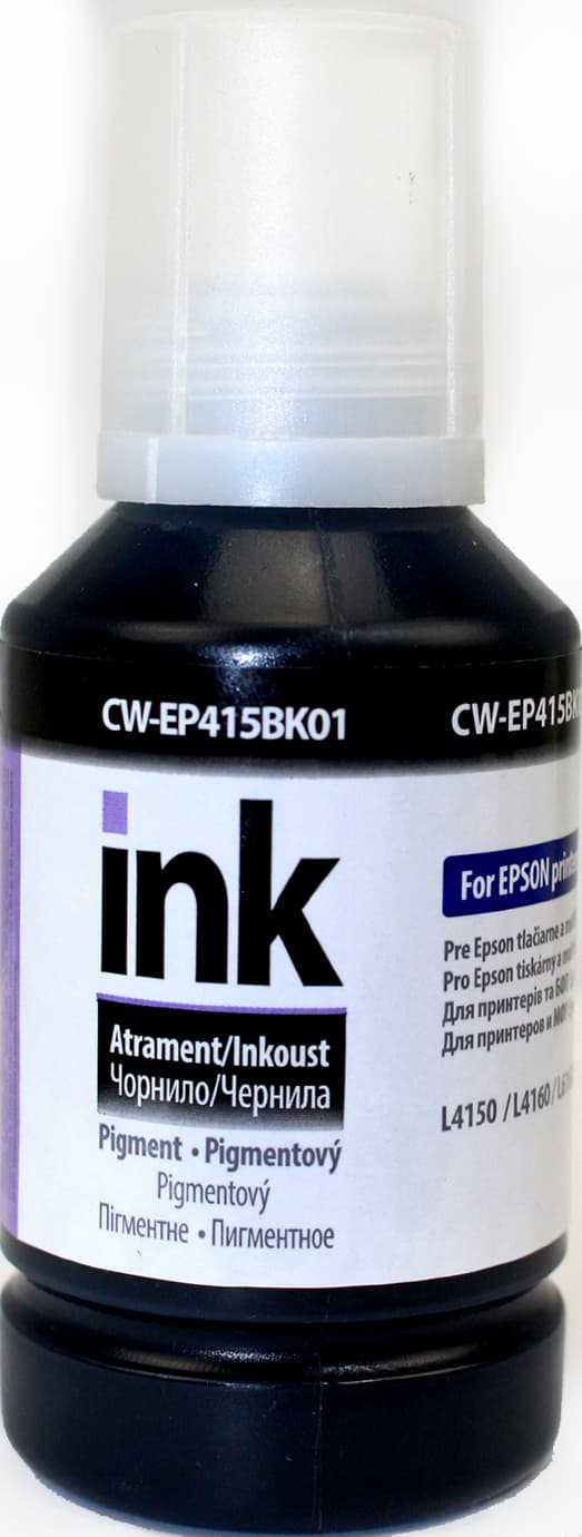 Чорнило ColorWay Epson L-4150/4160/6160/6170 127мл black pigm. EP415Bk