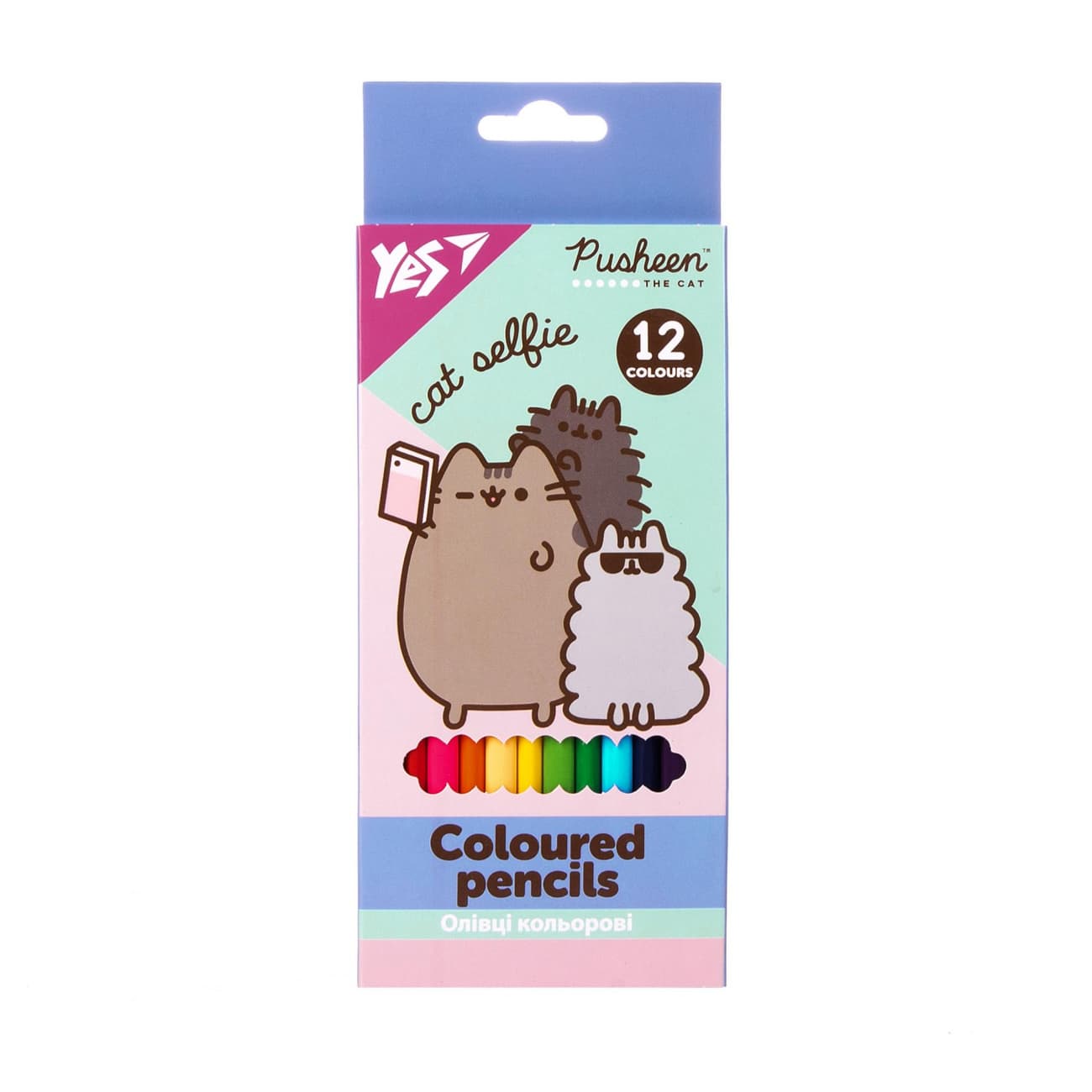 Карандаши цветн. 12 цветн. "Yes" №290761 Pusheen(12)(240)