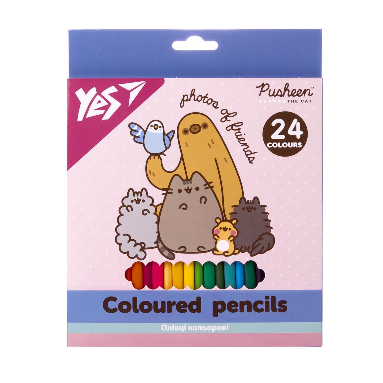 Карандаши цветн. 24 цветн. "Yes" №290771 Pusheen(6)(240)