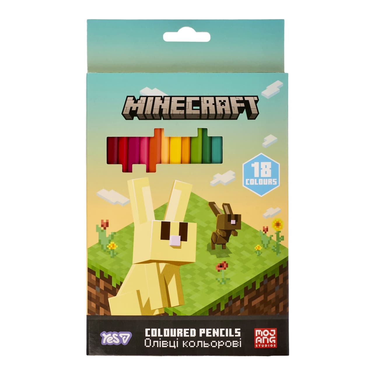 Карандаши цветн. 18 цветн. "Yes" №290773 Minecraft.Spring(8)