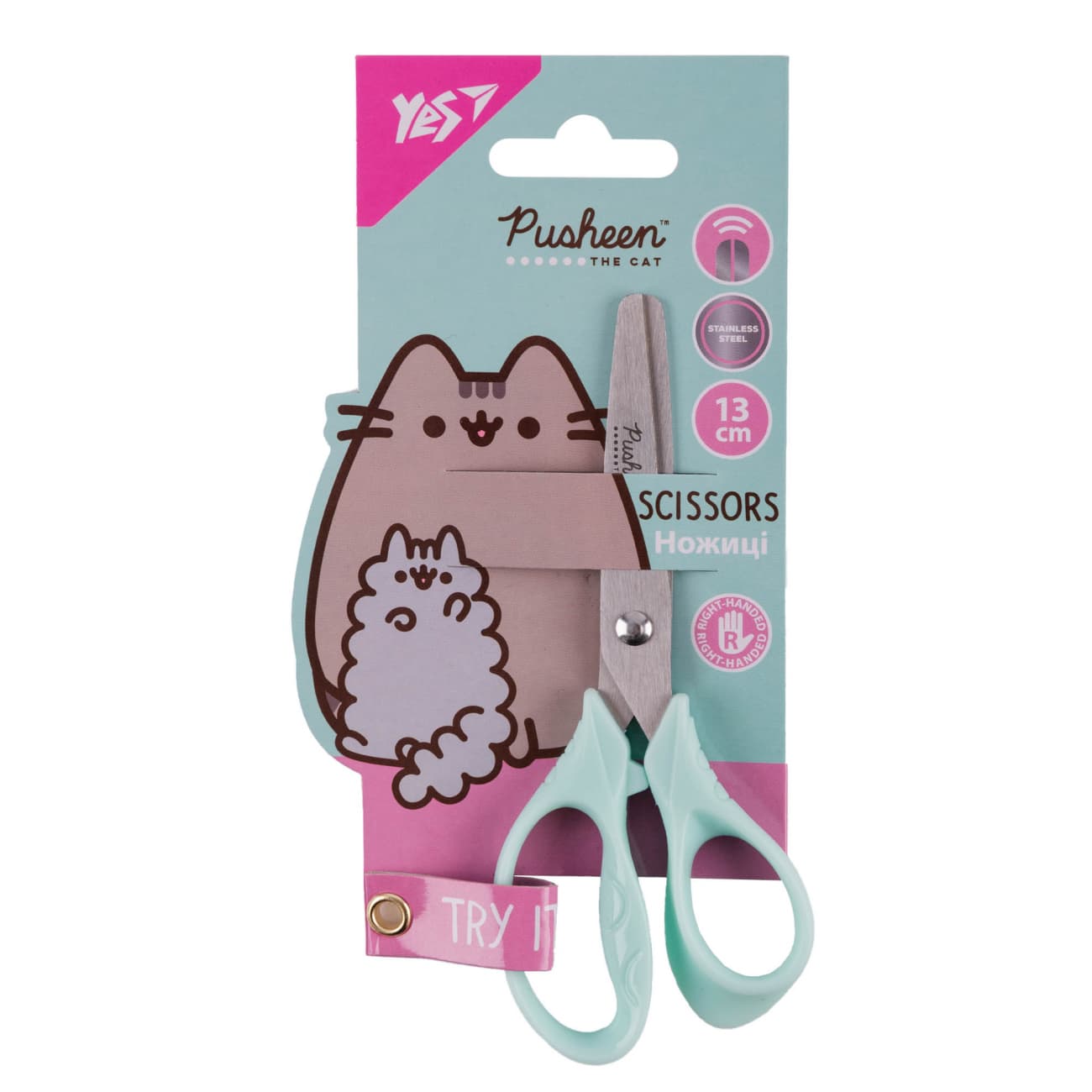 Ножиці дит. "Yes" №480462 Pusheen 13см(12)(360)