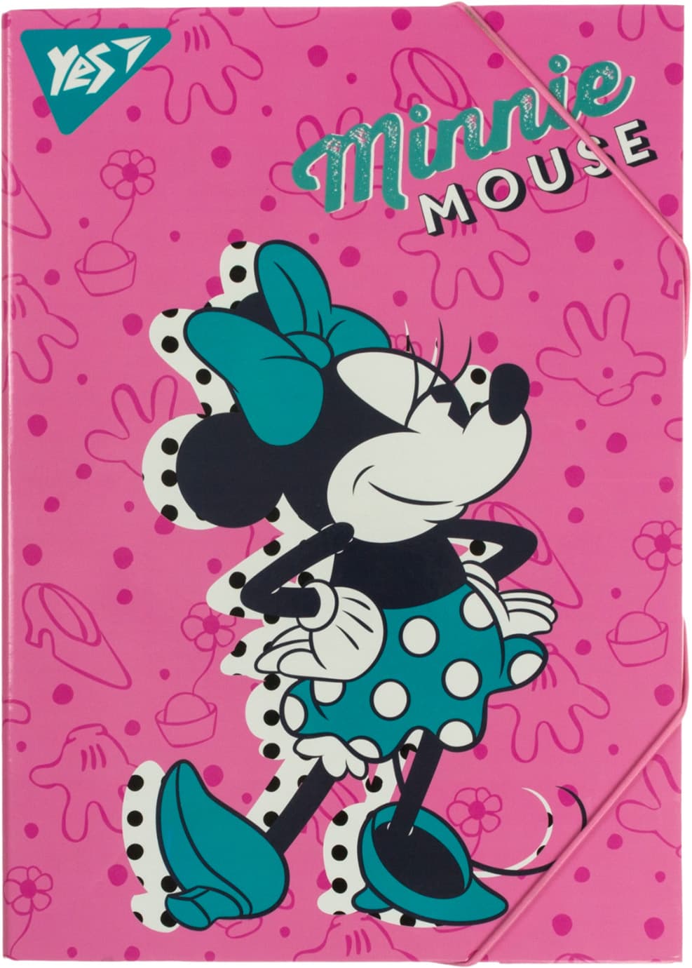 Папка для праці А4 "Yes" №491956 "Minnie Mouse" на рез. картон.(20)