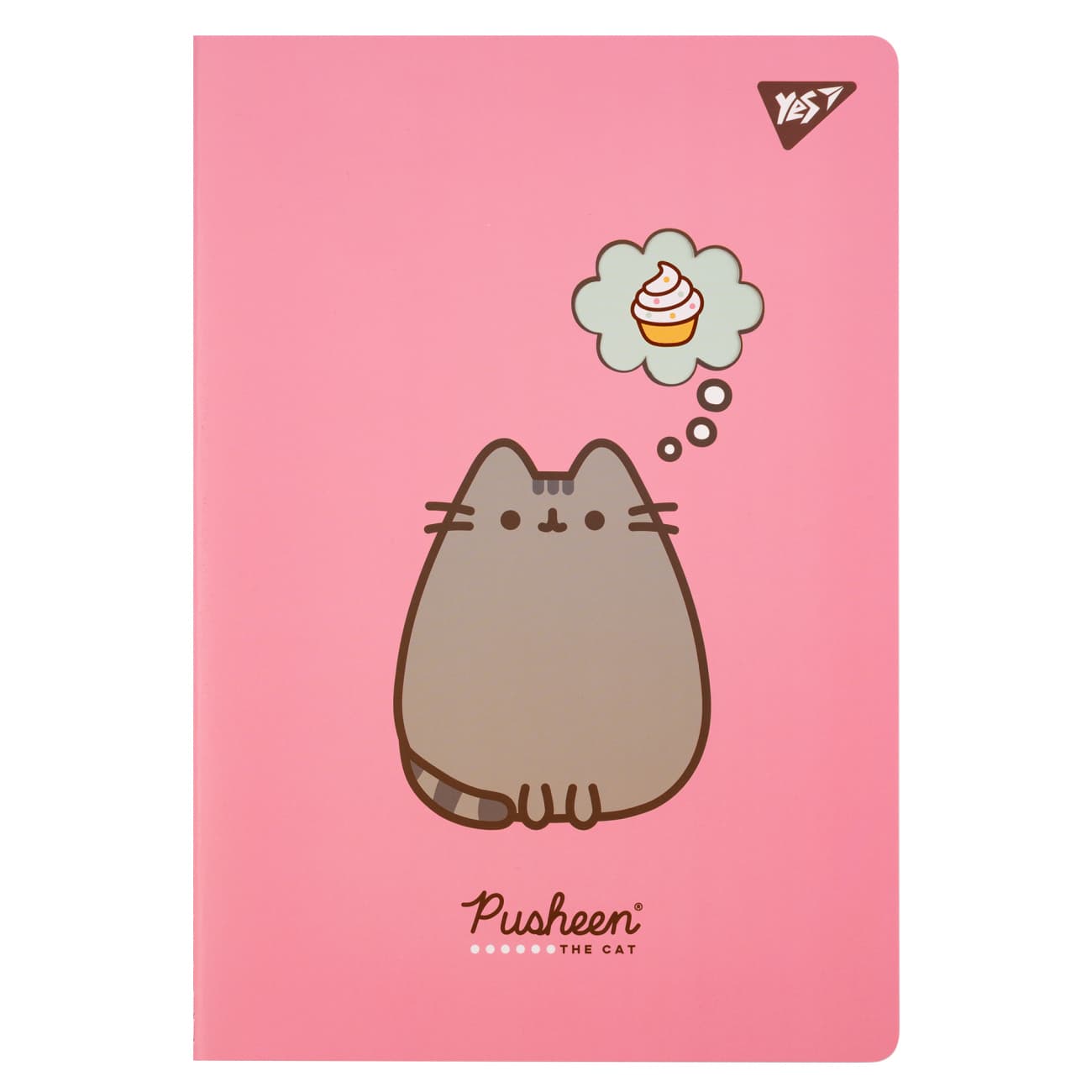 Зошит А4 40арк. кліт. з висічкою "Pusheen" №681856/Yes/(1)(20)(40)
