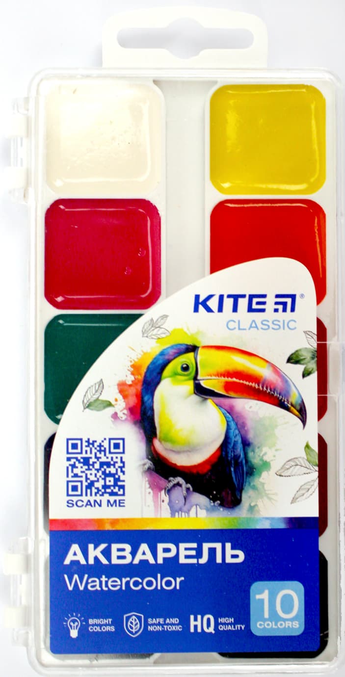 Акварель 10 цветн. "Kite" "Classic" №K-060(15)