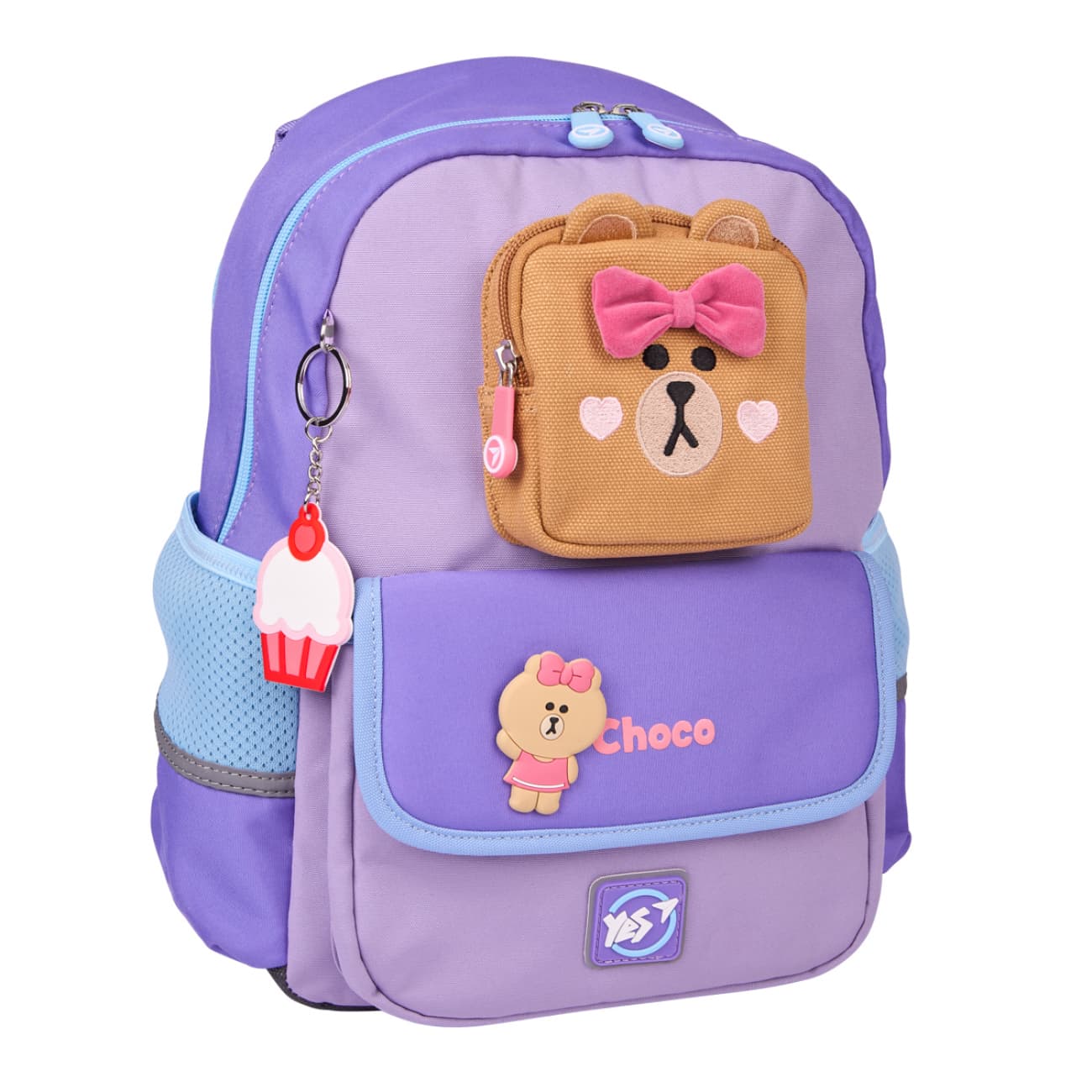 Рюкзак "Yes" S-104 Р-25 Line Friends Pretty Choco 1від.,4карм. №559836
