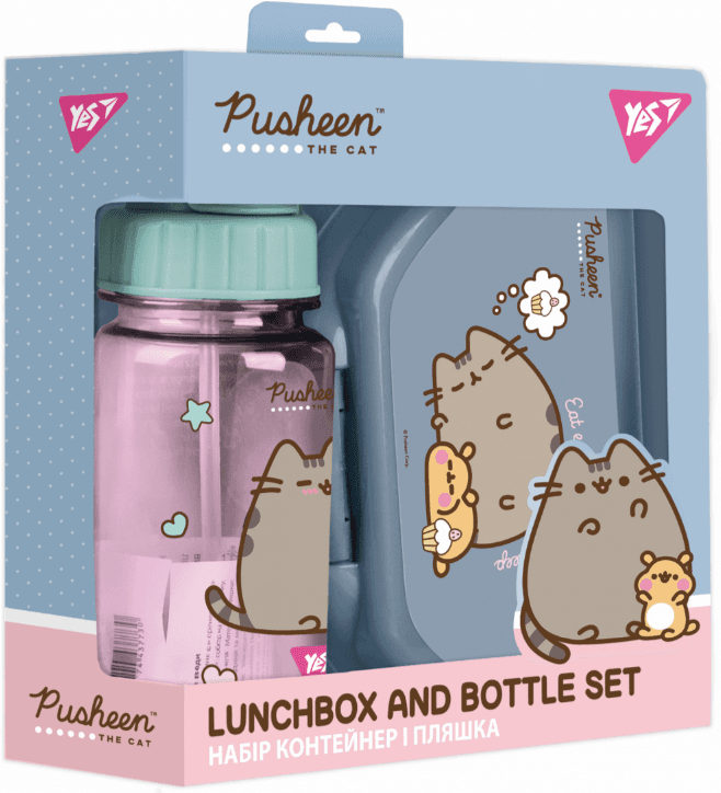 Набор ланчбокс и бутылка "Yes" Pusheen №450145(24)