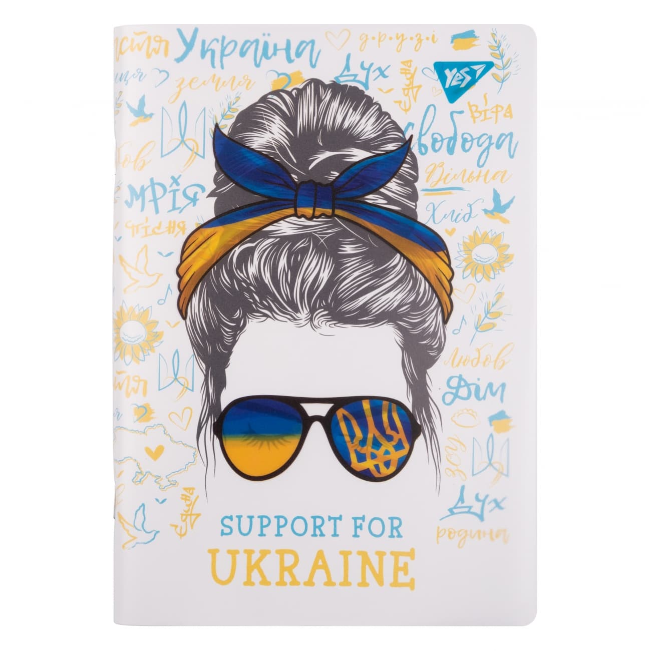 Блокнот А5 70арк. кліт. пласт. обкл. Freedom №681860/Yes/(20)(40)
