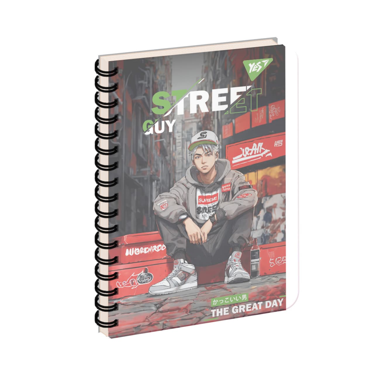 Блокнот пруж. В6 144л. Street guy №681982/Yes/(3)(30)