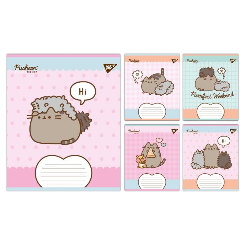 Зошит 18арк. лін. YES Pusheen Weekend №767611(25)(400)