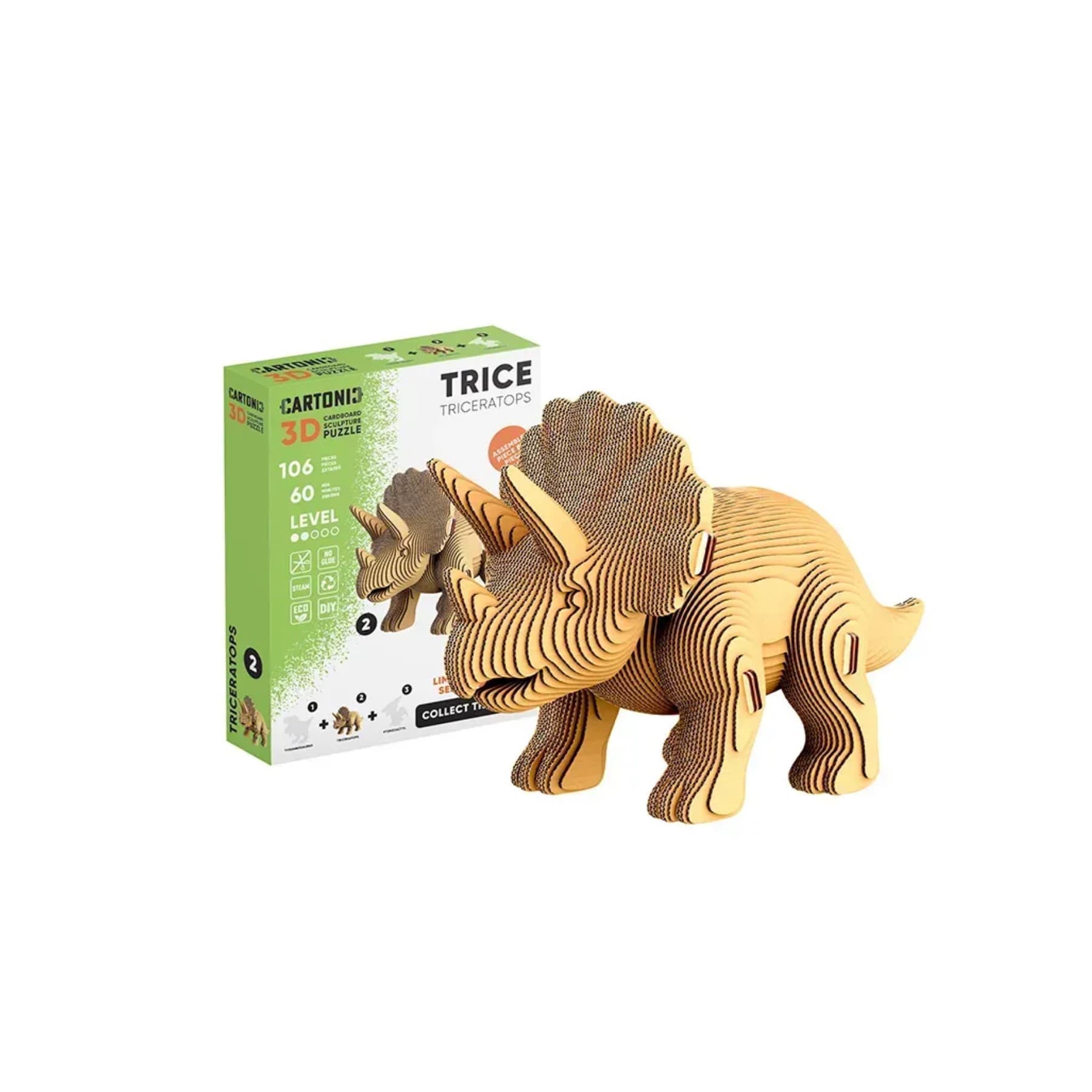 Пазлы 3D "Cartonic Collectible" Triceratops