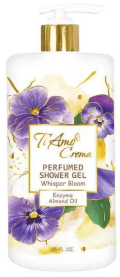 Крем-гель для душу "Ti Amo" парфумований Whisper Bloom 750мл