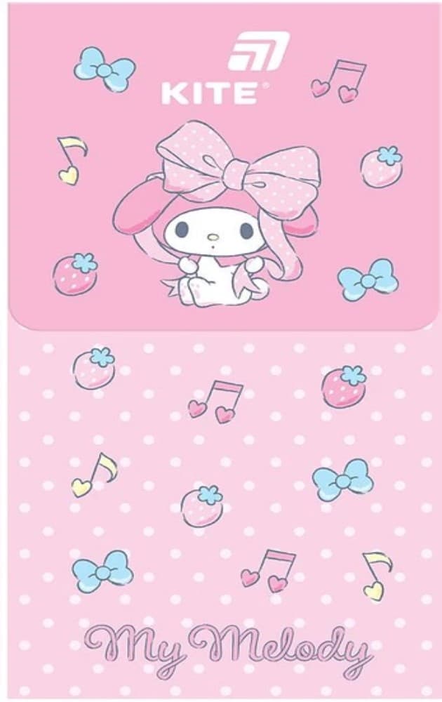 Блокнот А5 60л. клет. тв. обл. на магните "My Melody" №HK26-092-2/Kite/