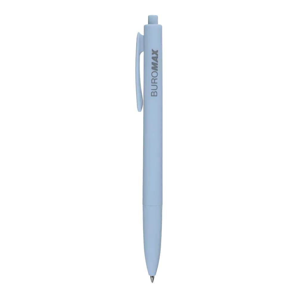 Ручка авт. гел. "Buromax" №BM.83103-14 Mist 0.5мм синя, корп. блакитний