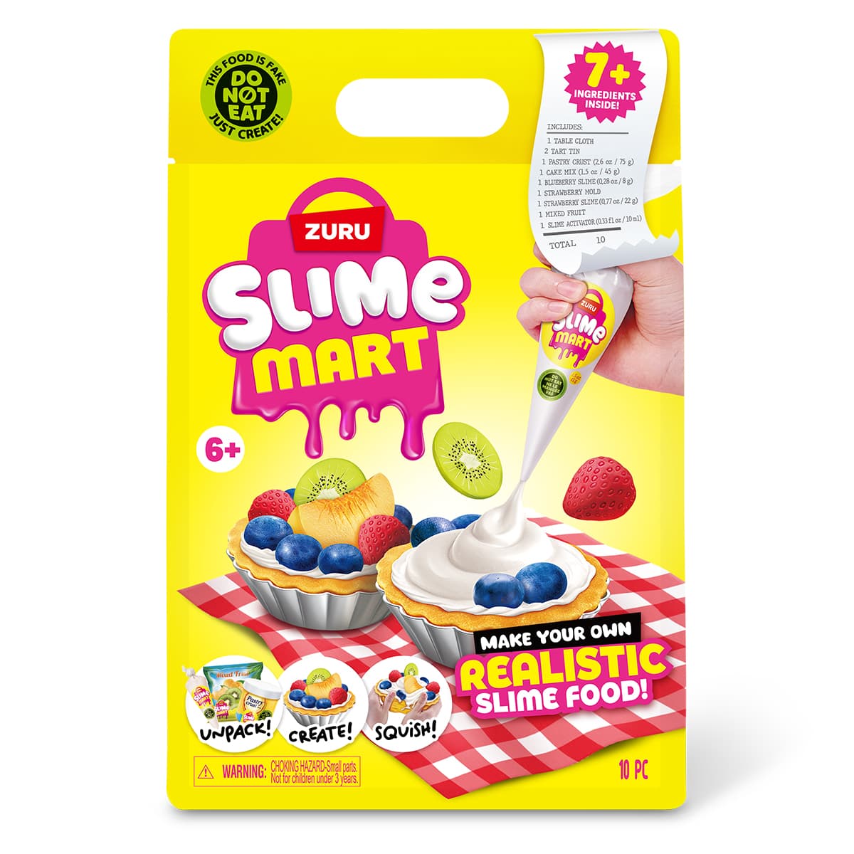 Ігровий набір "Slime Mart" серії Shopping Bag - Фруктовий тарт №15901E/КіддіСвіт/