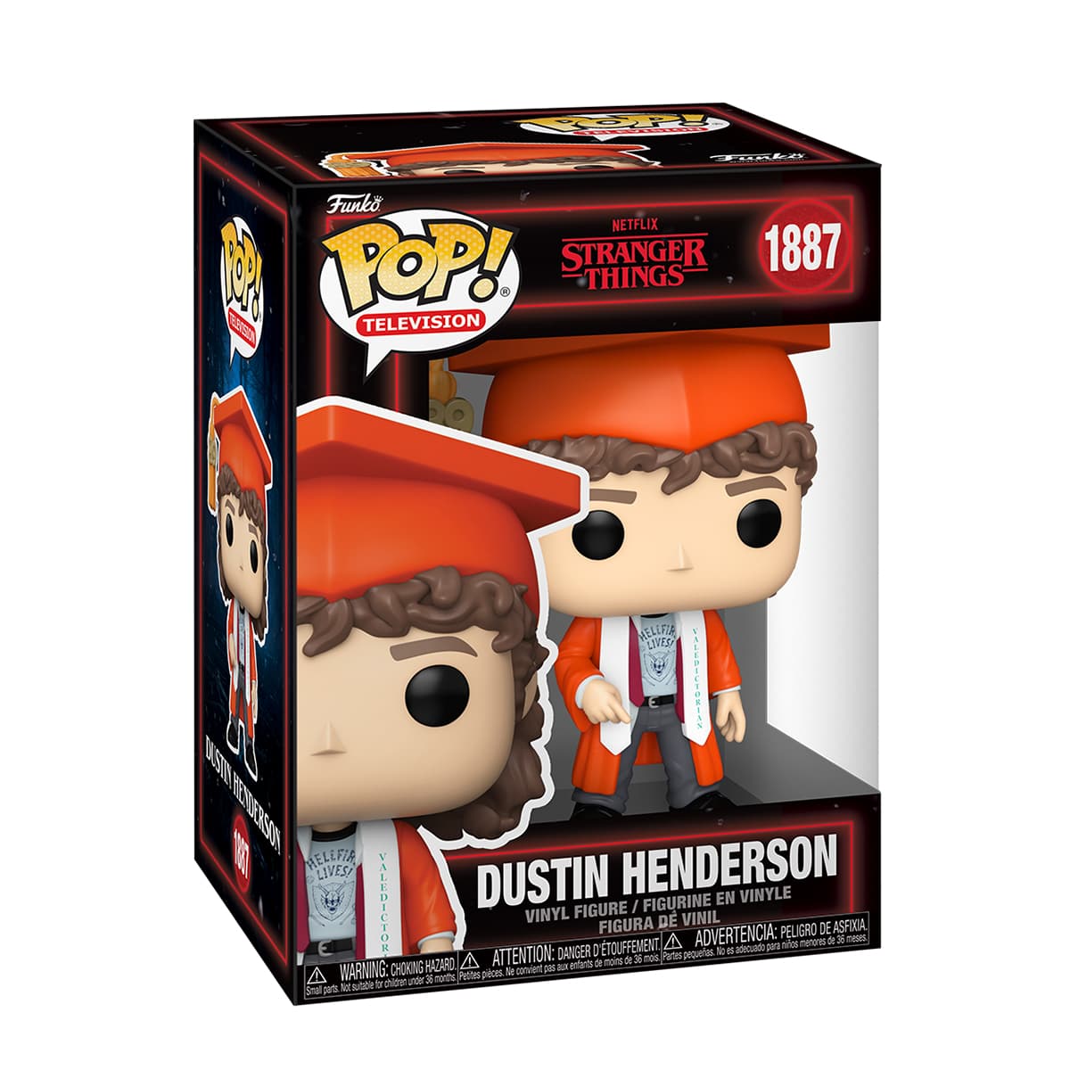 Фігурка FUNKO POP! - Дивні дива" S5 - ДАСТІН НА ВИПУСКНОМУ №94353/Кідді Світ/(6)