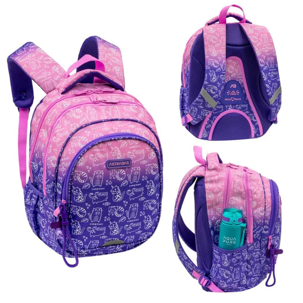 Рюкзак "Astrabag" KITTY 3от. 2карм. №AB300/502026007