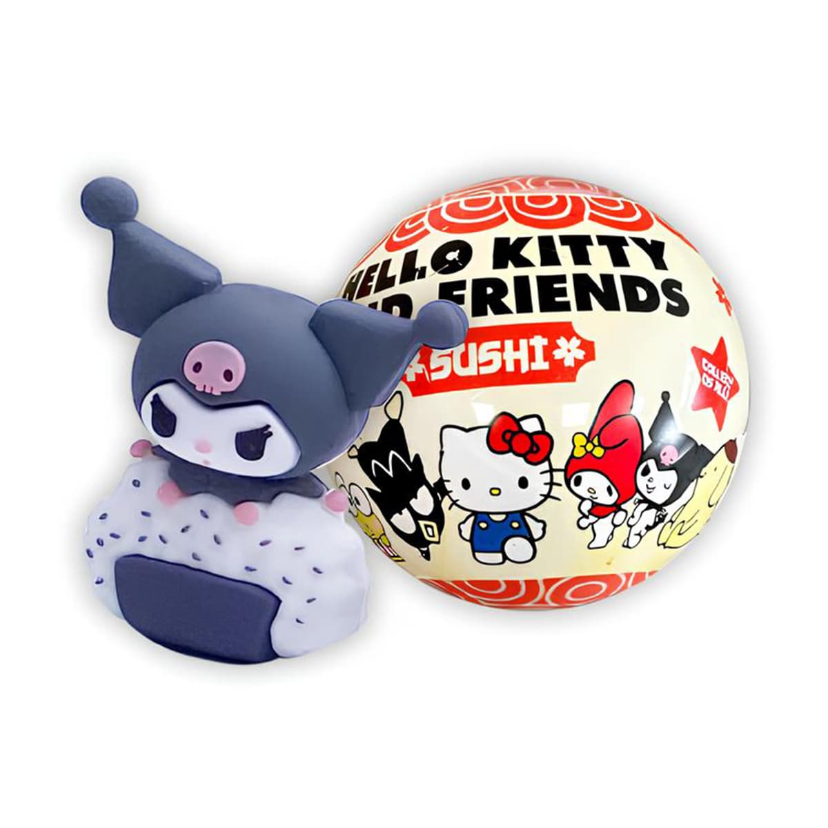 Фігурка-сюрприз Cool Things –серії "Hello Kitty" -  СУШІ-ПАТІ у кулі №HK027/Кідді Світ/