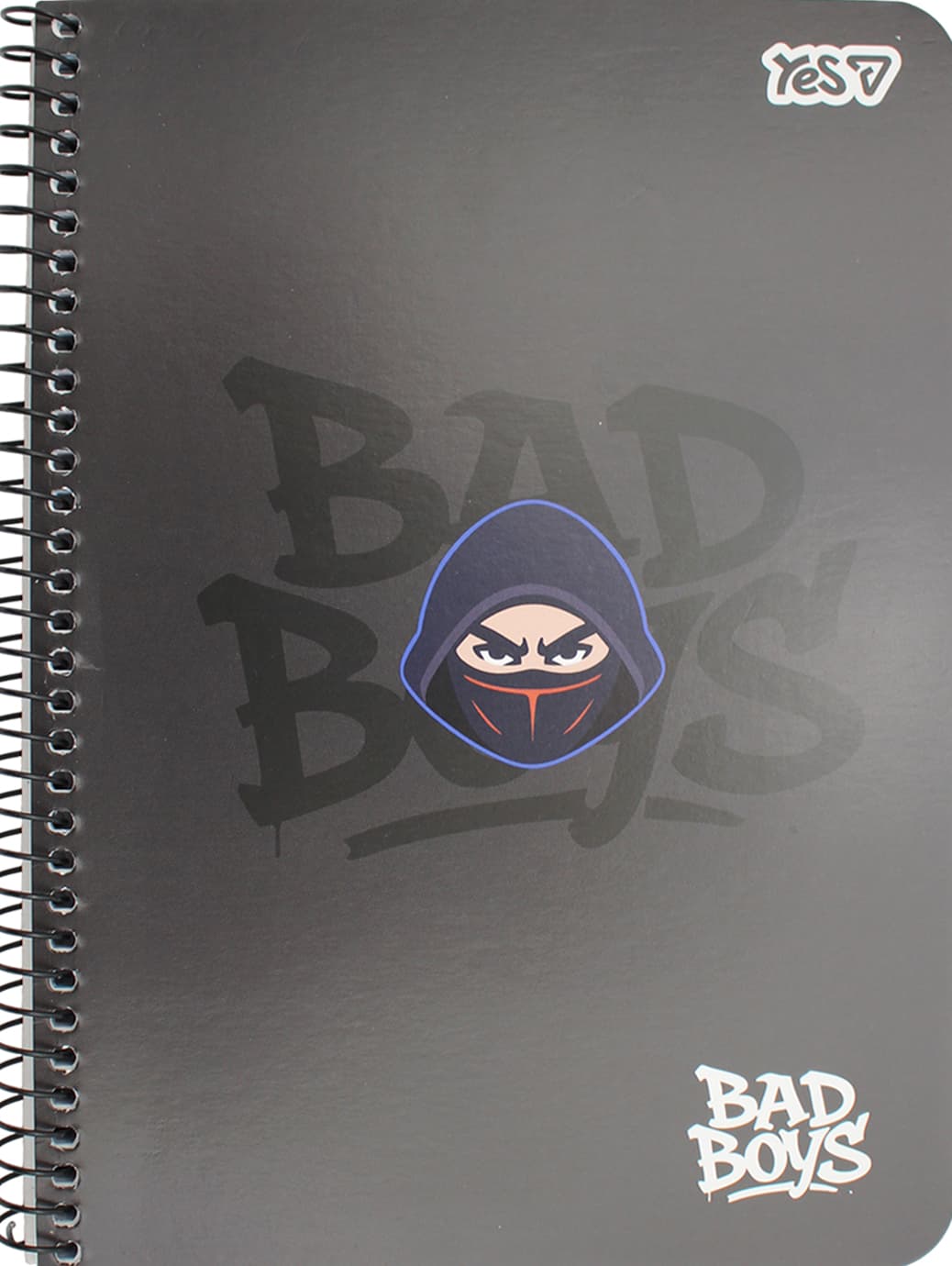 Блокнот пруж. А5 80арк. кліт. карт. обкл. ВД-лак Bad boys №152440/Yes/(60)
