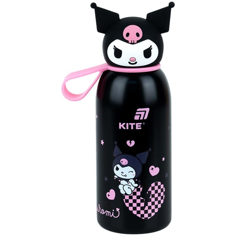 Термос метал. 0,35л "Kite" Kuromi №HK26-1267-2 з фігурною кришкою