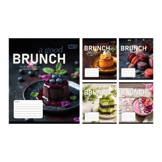 Зошит 36арк. лін. YES Brunch №769103