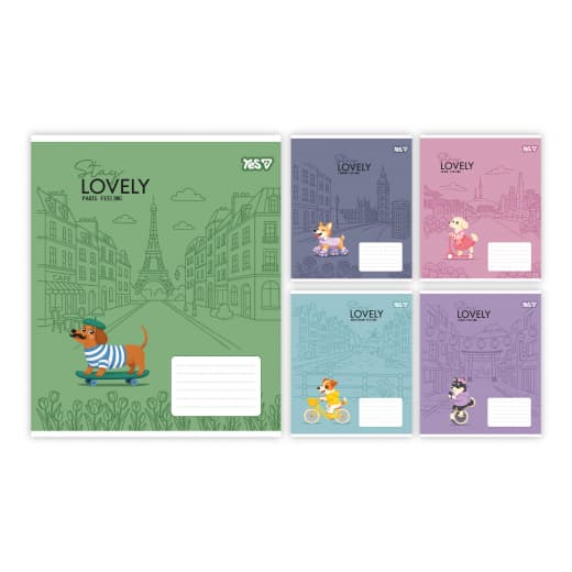 Зошит 12арк. лін. YES Stay lovely №768766(25)(500)
