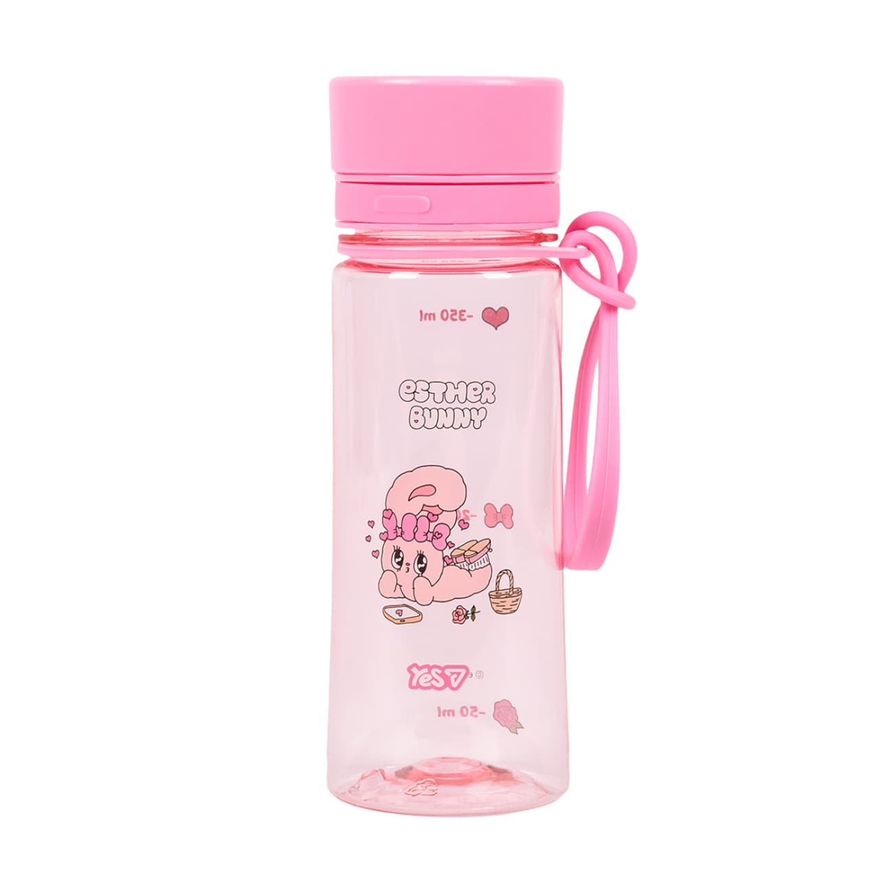 Пляшка для води пласт. "Yes" 400мл Esther Bunny №708921(25)
