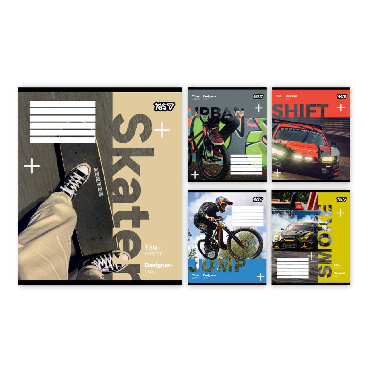 Зошит 18арк. лін. YES Street energy №769080(25)(400)