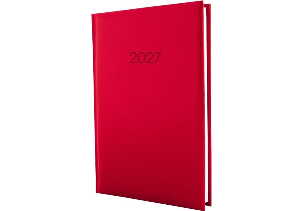 Щоден. А5 "Economix" дат2027 Allegra червоний №E21691-03(20)