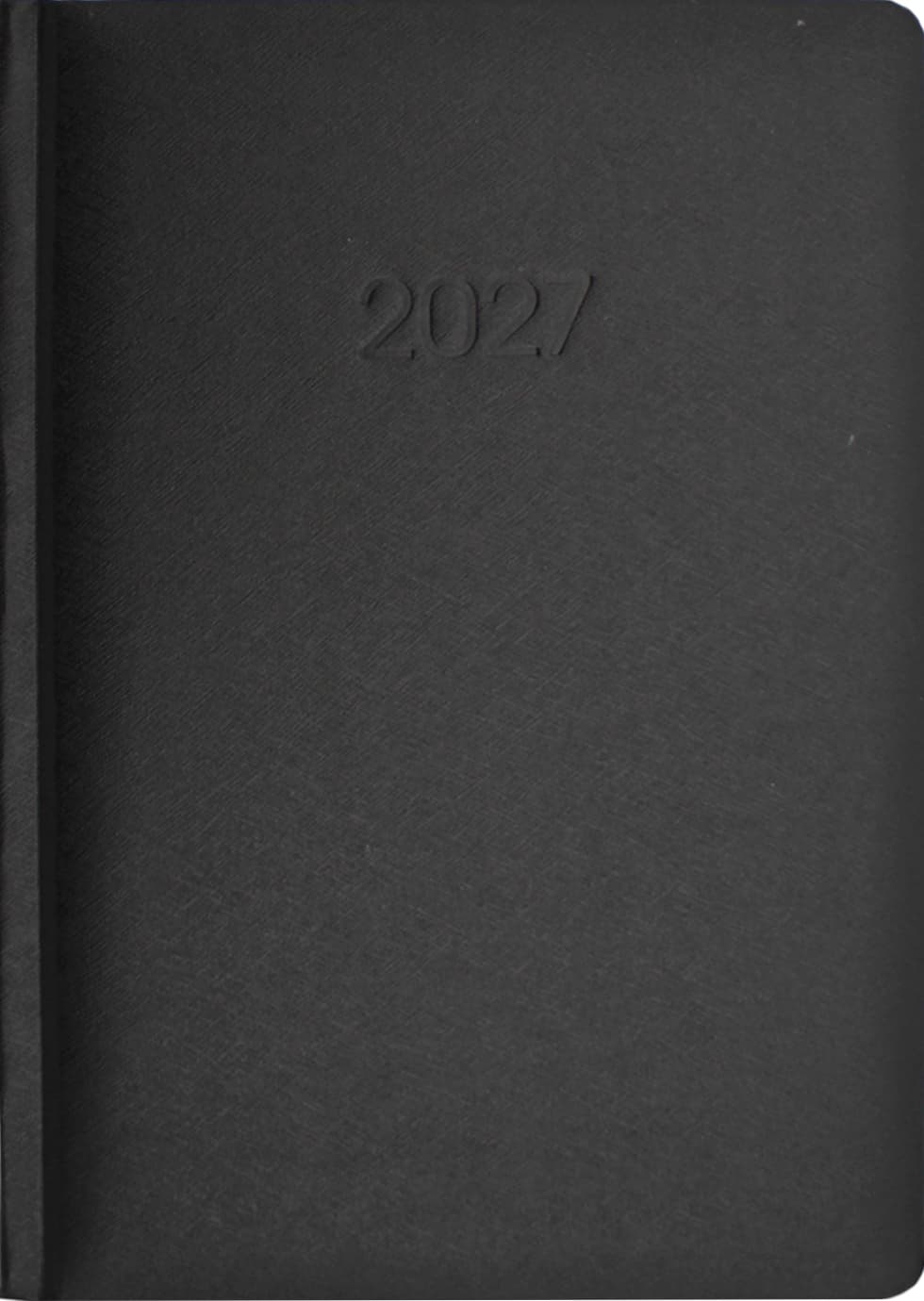 Ежедневник A5 Economix датированный 2027 Бізнес черный E21610-01  