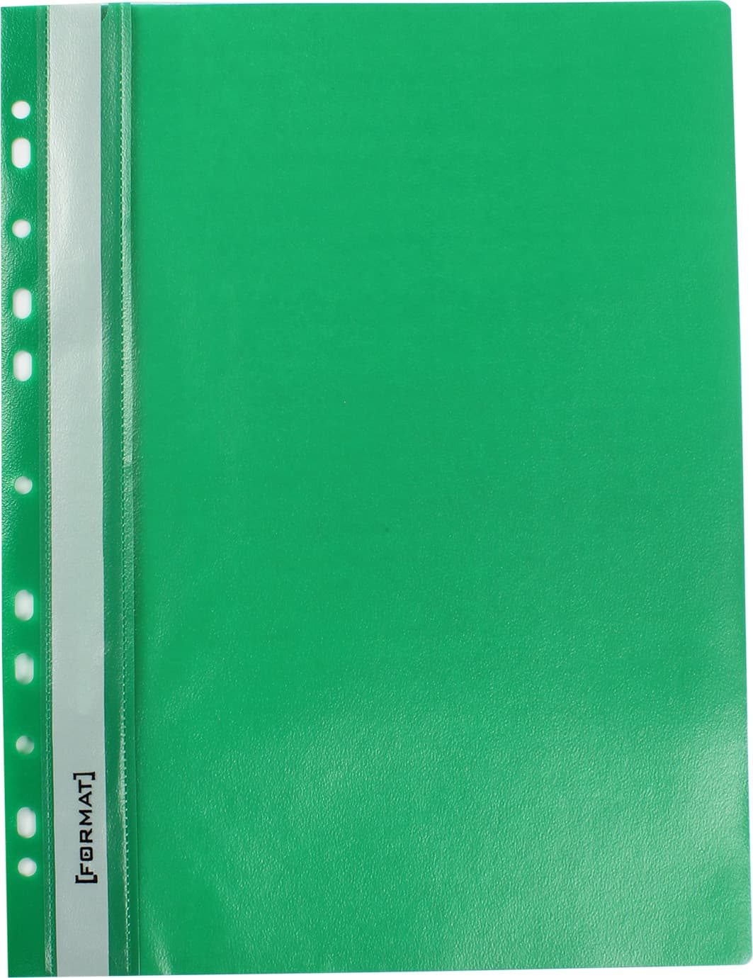 Папка-швидкозш. "Economix Light" №E38504-04 А4 з прозор.верхом,з перфор.,апельс.,зелена(10)(300)