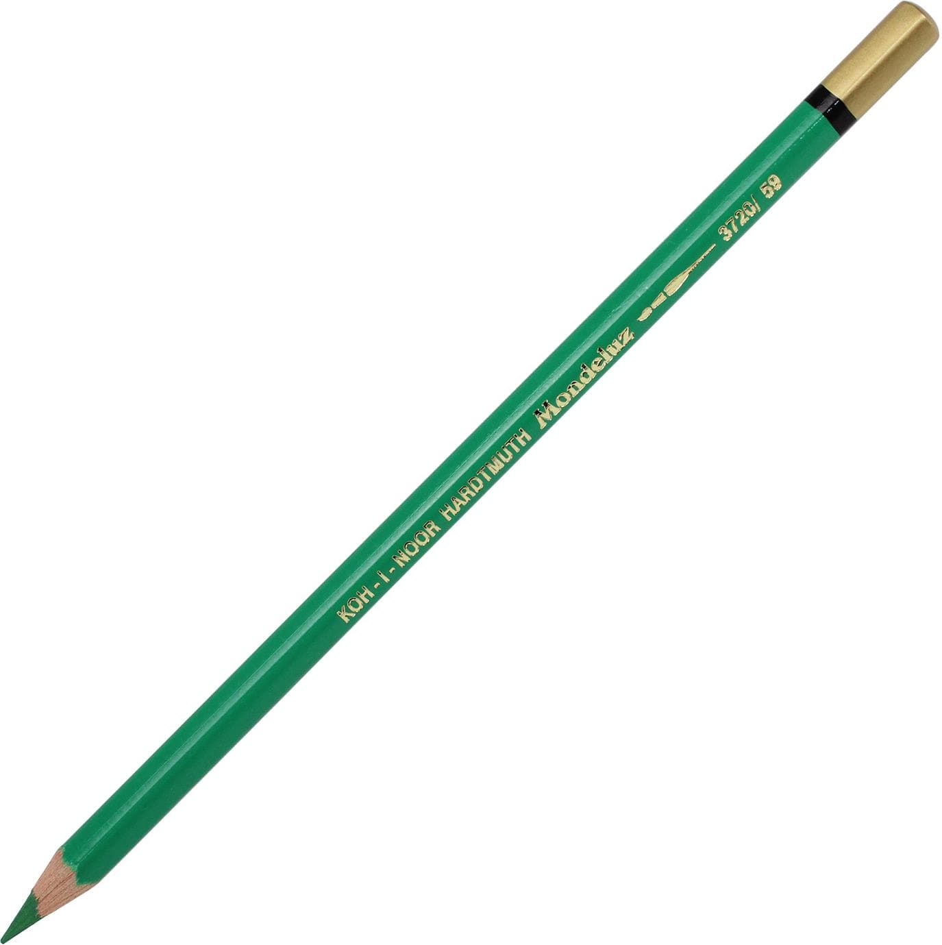 Карандаш цветной акварельный Koh-i-noor Mondeluz grass green/травяной зеленый 3720/59