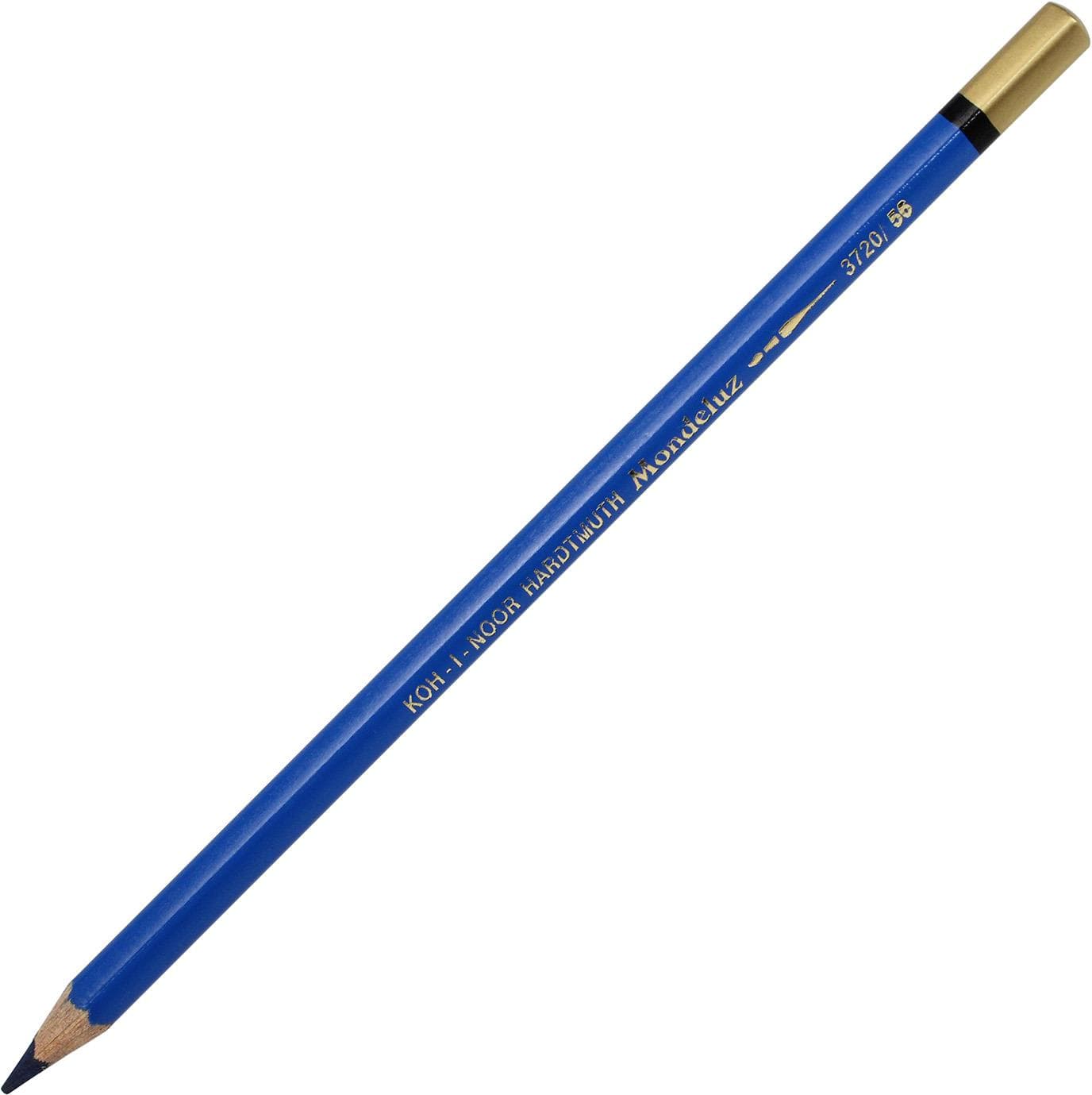 Карандаш цветной акварельный Koh-i-noor Mondeluz indigo blue/индиго синий 3720/56
