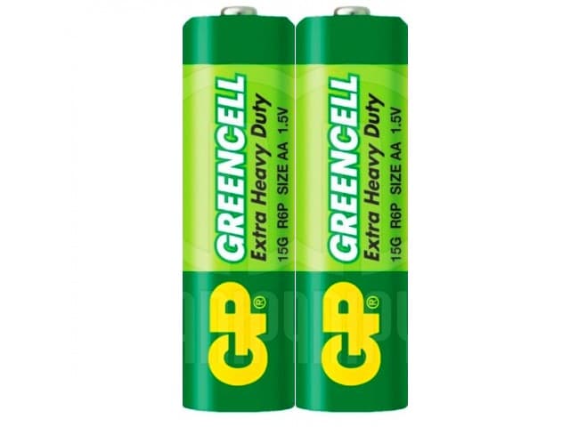 Батарейки GP Greencell R-03 плівка 2 шт (20) (100) (500)