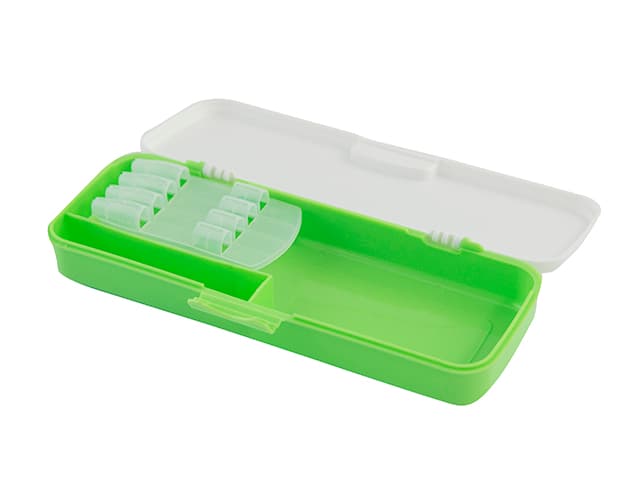 Пенал CoolForSchool Green пластиковий із застібкою 8012 СF85558