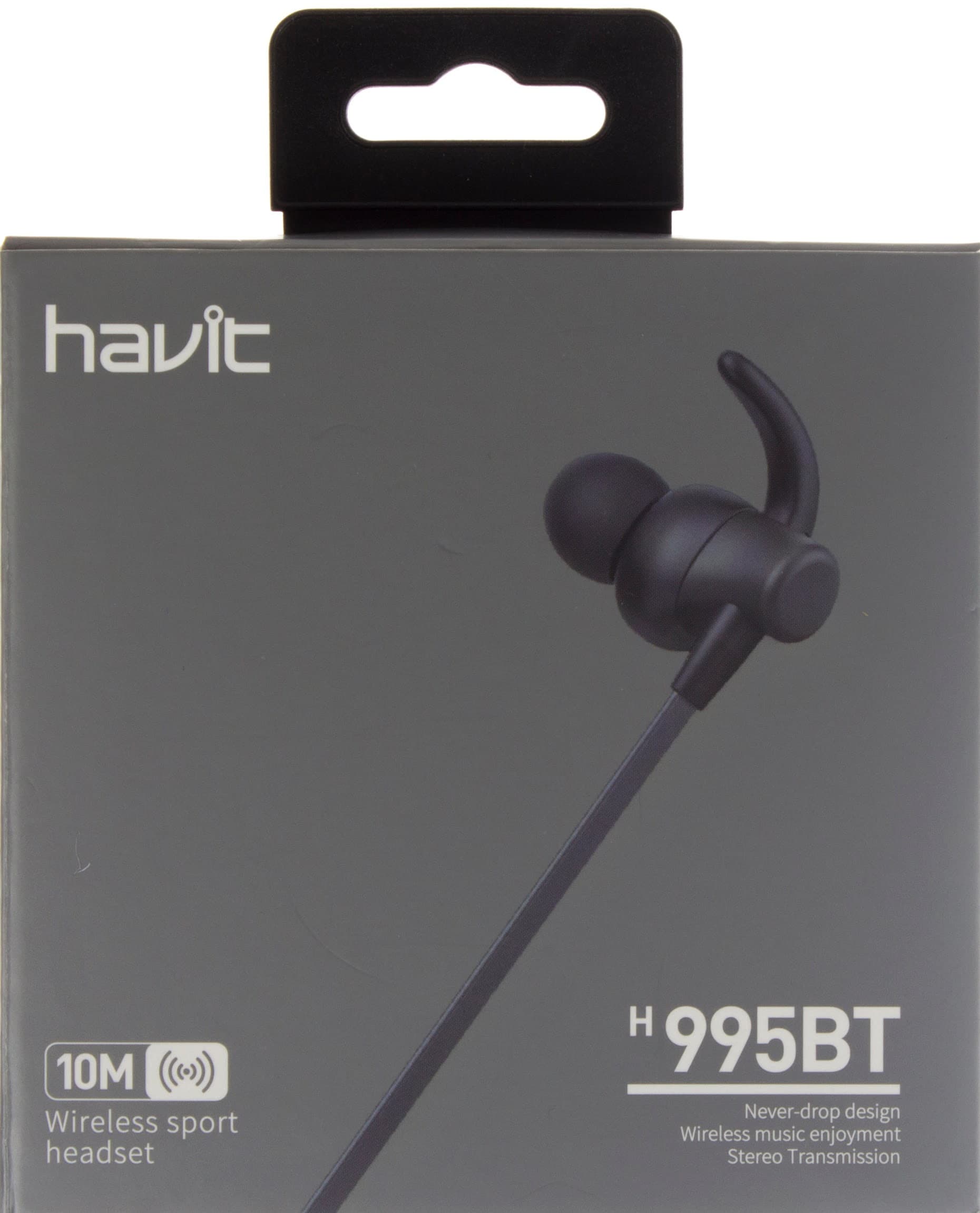 Навушники вакуумні Havit HV-H995BT безпроводні bluetooth black, мікрофон