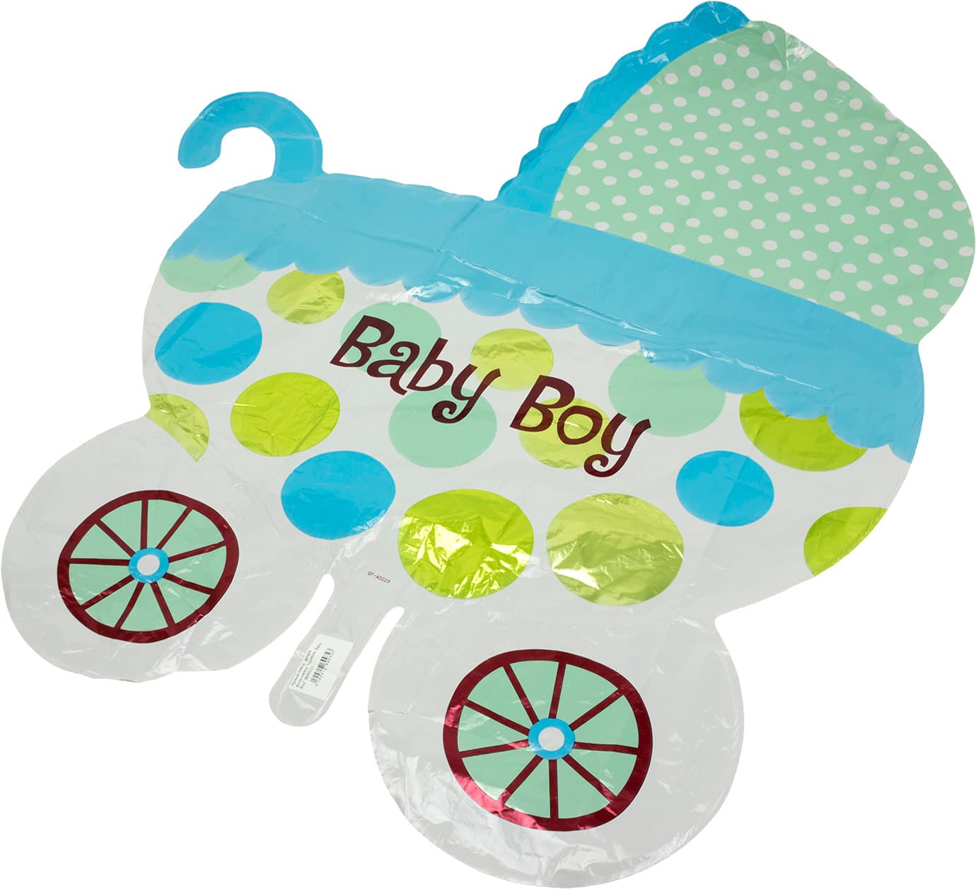 Кулька повітряна фігура фольгована Коляска. Baby Boy №A0223