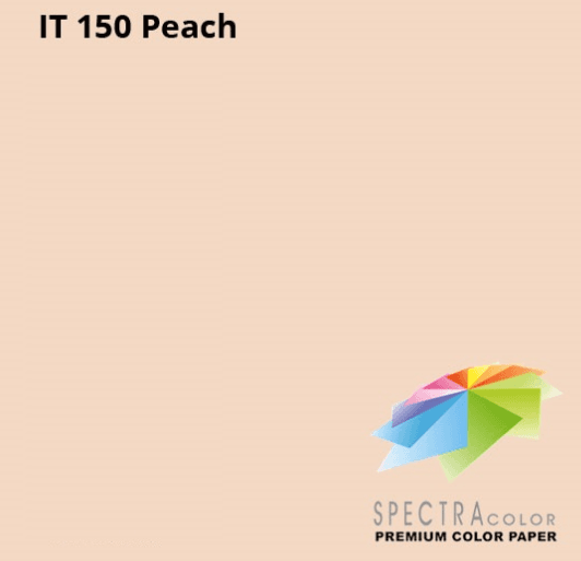Бумага цветная А4 80г/м2 пастель Spectra Сolor Peach 150 персик (10)