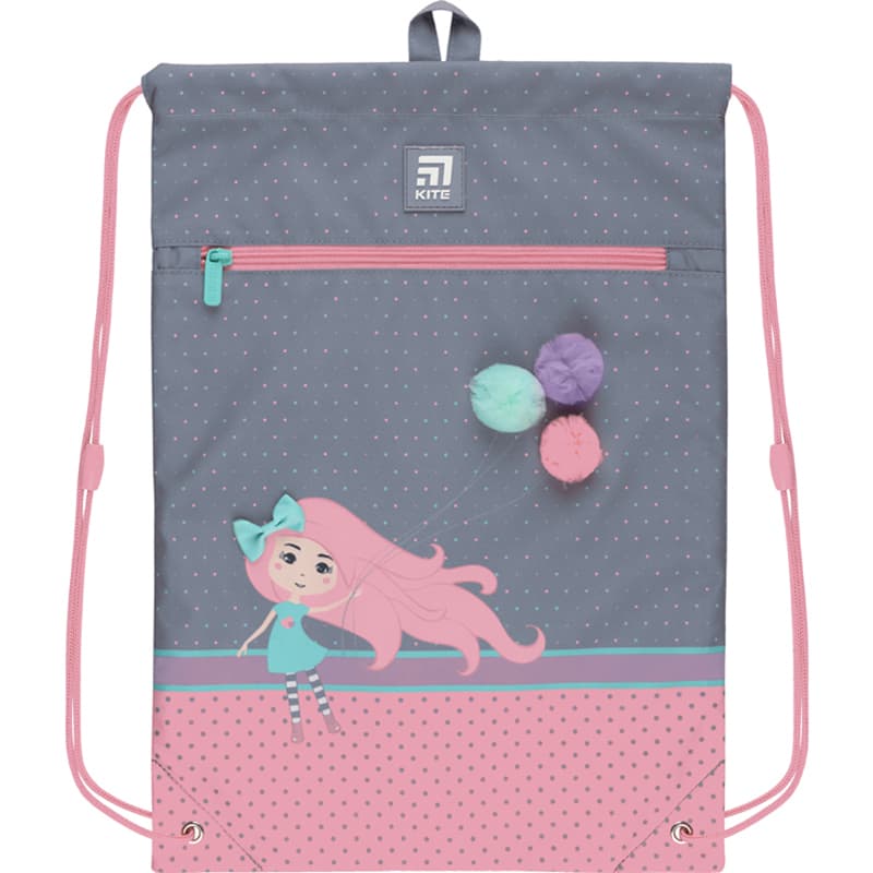 Сумка для взуття Kite з кишенею Pretty Girl №K22-601M-9