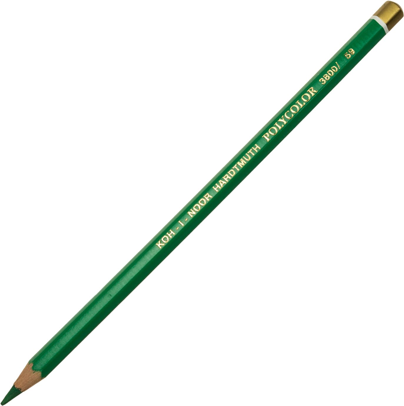 Карандаш цветной Koh-i-noor Polycolor художественный grass green/травяной зеленый (12) №3800/59