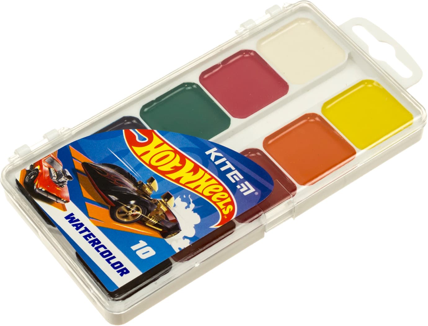 Акварель 10 цветн. "Kite" "Hot Wheels" №HW23-060(15)