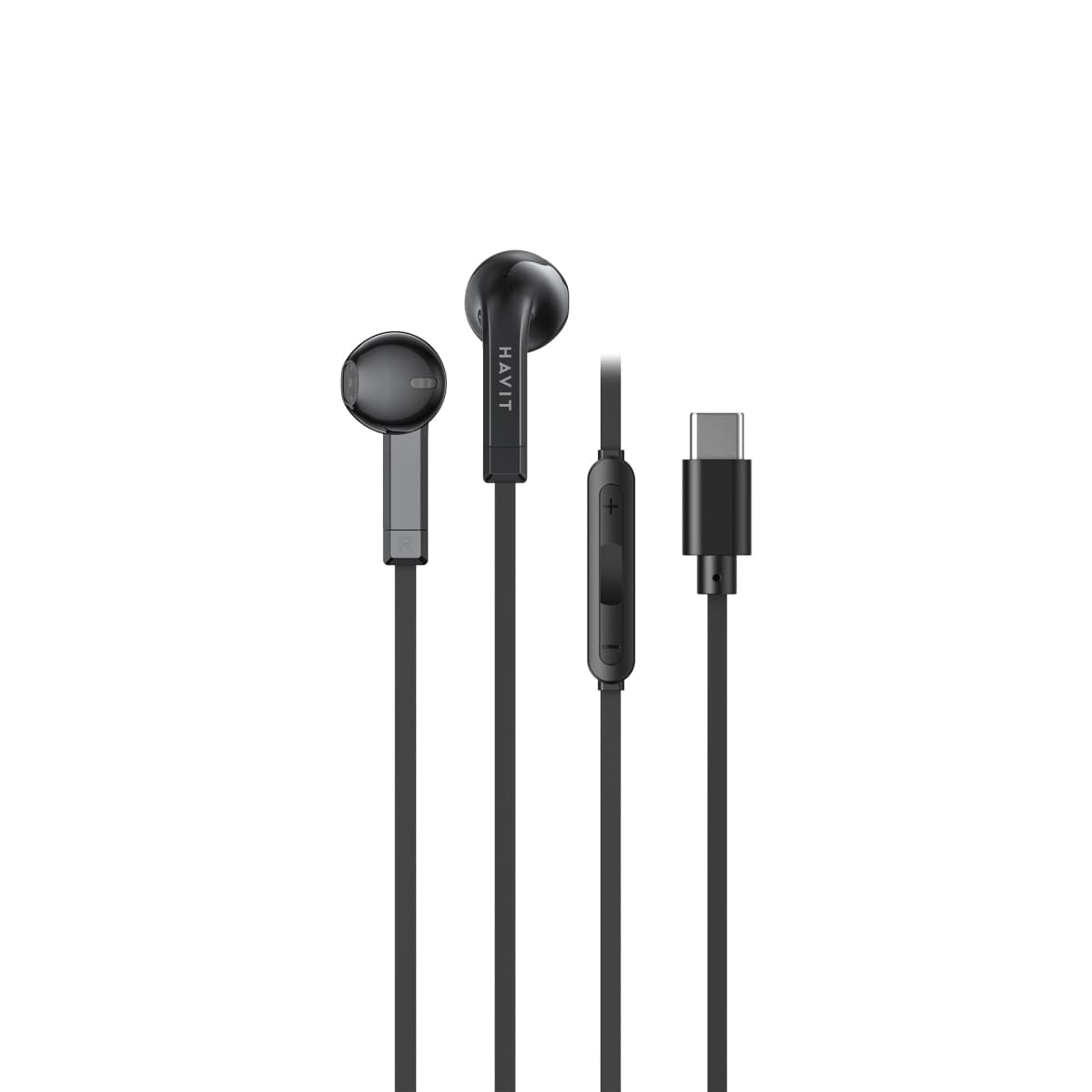 Навушники Havit HV-E336C Type-C black+мікрофон