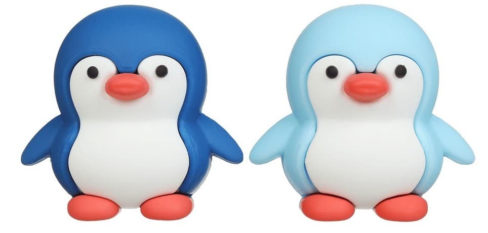 Ластик "Zibi" PENGUIN, 60х35х32мм №5426(1)(24)